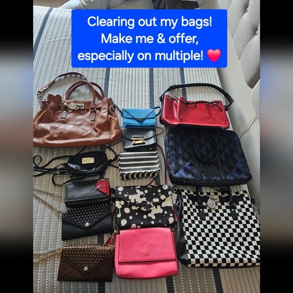 Rebecca Minkoff Studded Black Crossbody, Silver Stud - Picture 5 of 5